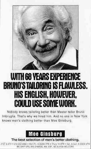 Moe Ginsberg "Bruno’s English"